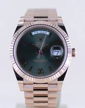 Thumbnail von Rolex Day-Date 40 40mm 18K Roségold Olive green Dial Presidentband Klassiker Fluted B+P