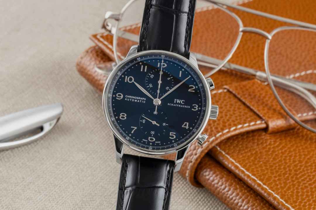  IWC Portugieser Chronograph Stahl Automatik Herrenuhr Ref. IW371447 