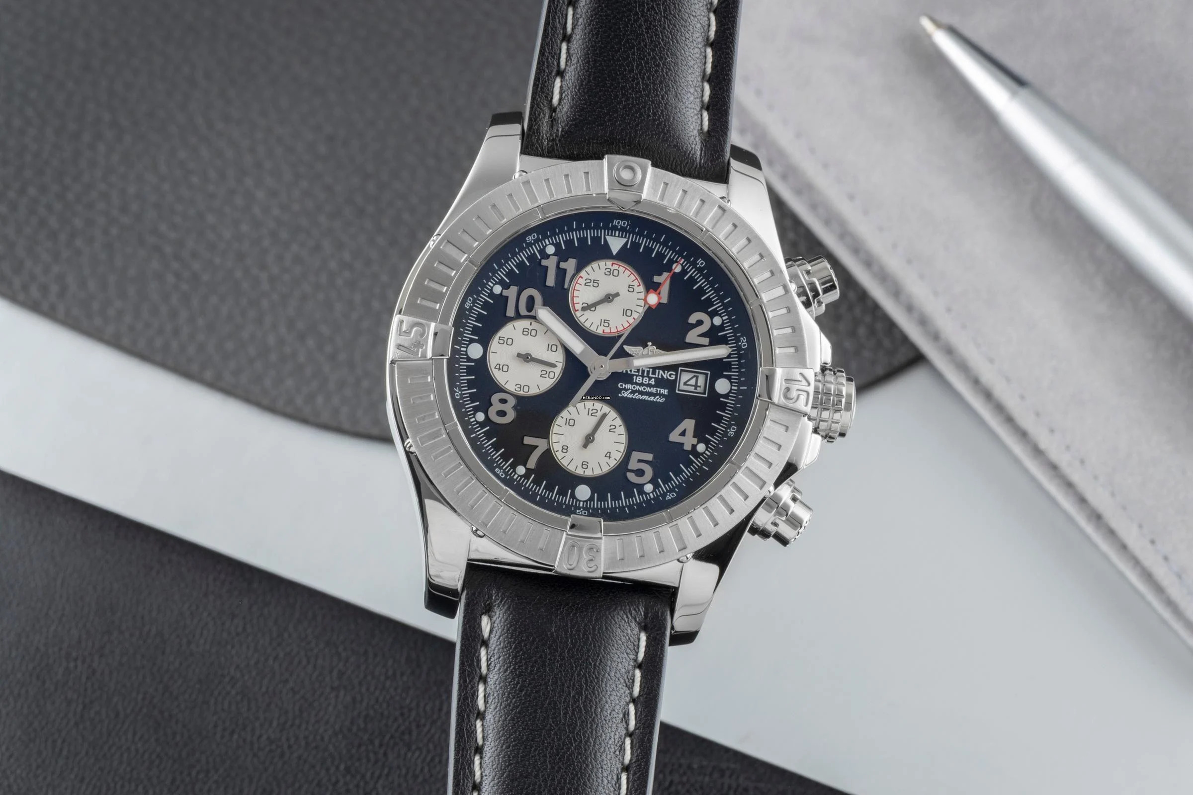 Breitling Super Avenger Chronograph Edelstahl Automatik Ref. A13370