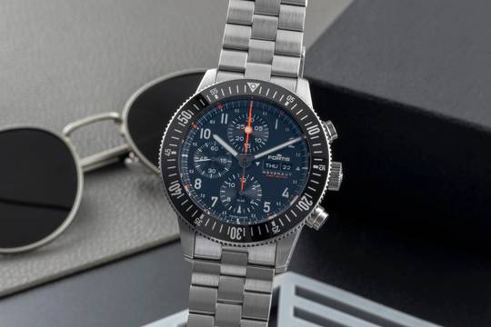  Fortis N-42 First Edition Stahl Automatik Ref. F2040010 FW32316733 B&P 2023 Ltd 