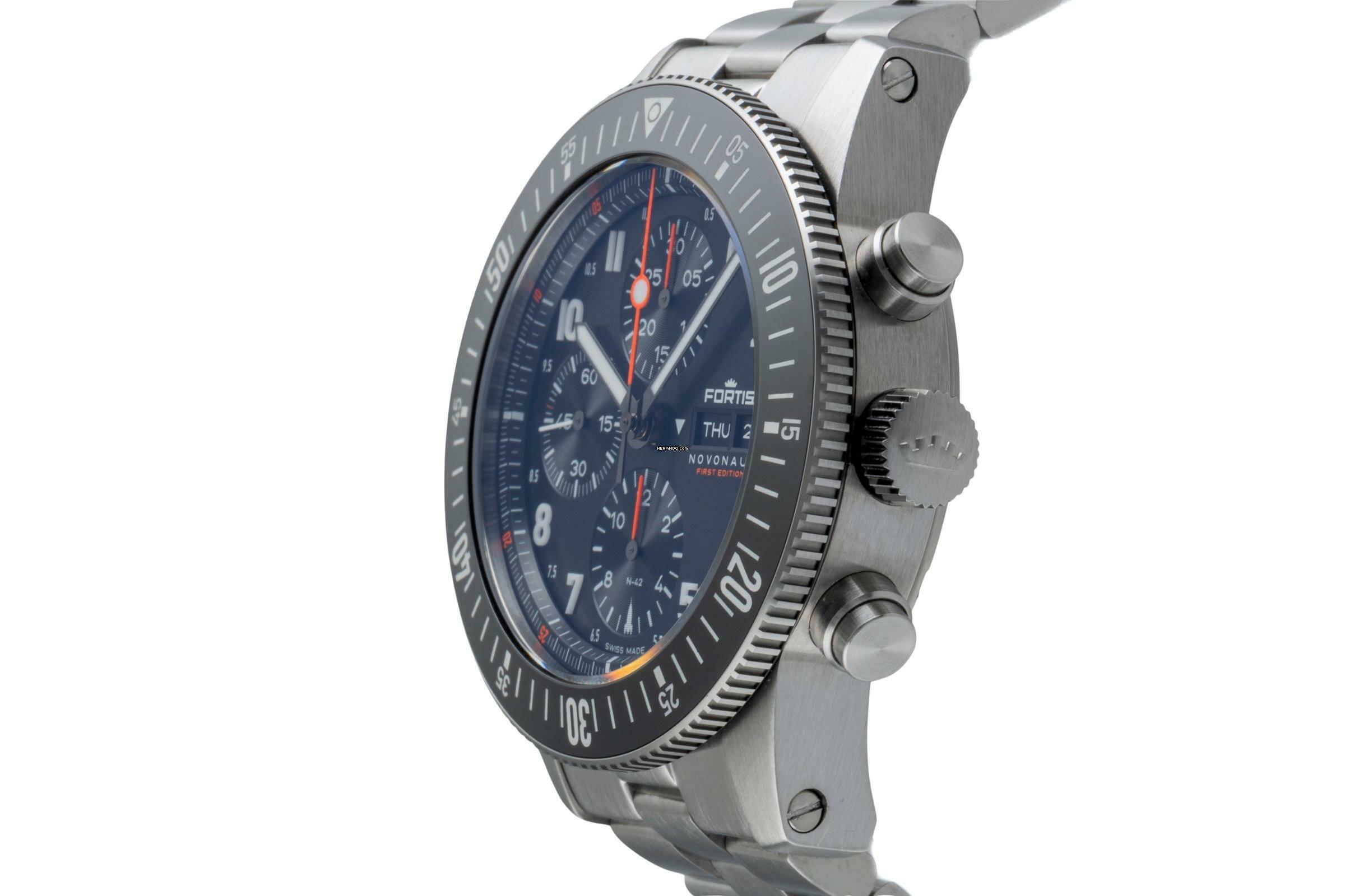 Thumbnail von Fortis N-42 First Edition Stahl Automatik Ref. F2040010 FW32316733 B&P 2023 Ltd