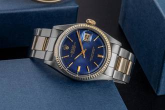 Thumbnail von Rolex Datejust 36 Oyster Perpetual Stahl / Gold Automatik Ref. 1601 Vintage