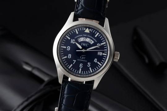  IWC Fliegeruhr Spitfire UTC Platin Automatik Herrenuhr Ref. IW325103 
