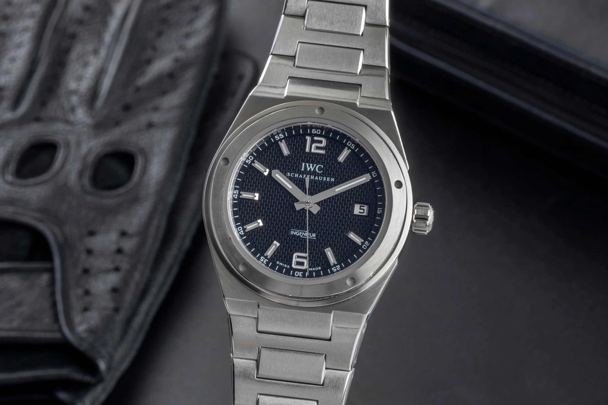  IWC Ingenieur Schaffhausen Ingenieur Automatik Datum Edelstahl Ref. IW322701 
