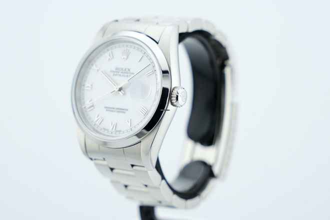  Rolex Datejust 36 36mm - CPO - White Roman Dial 16200 1997 