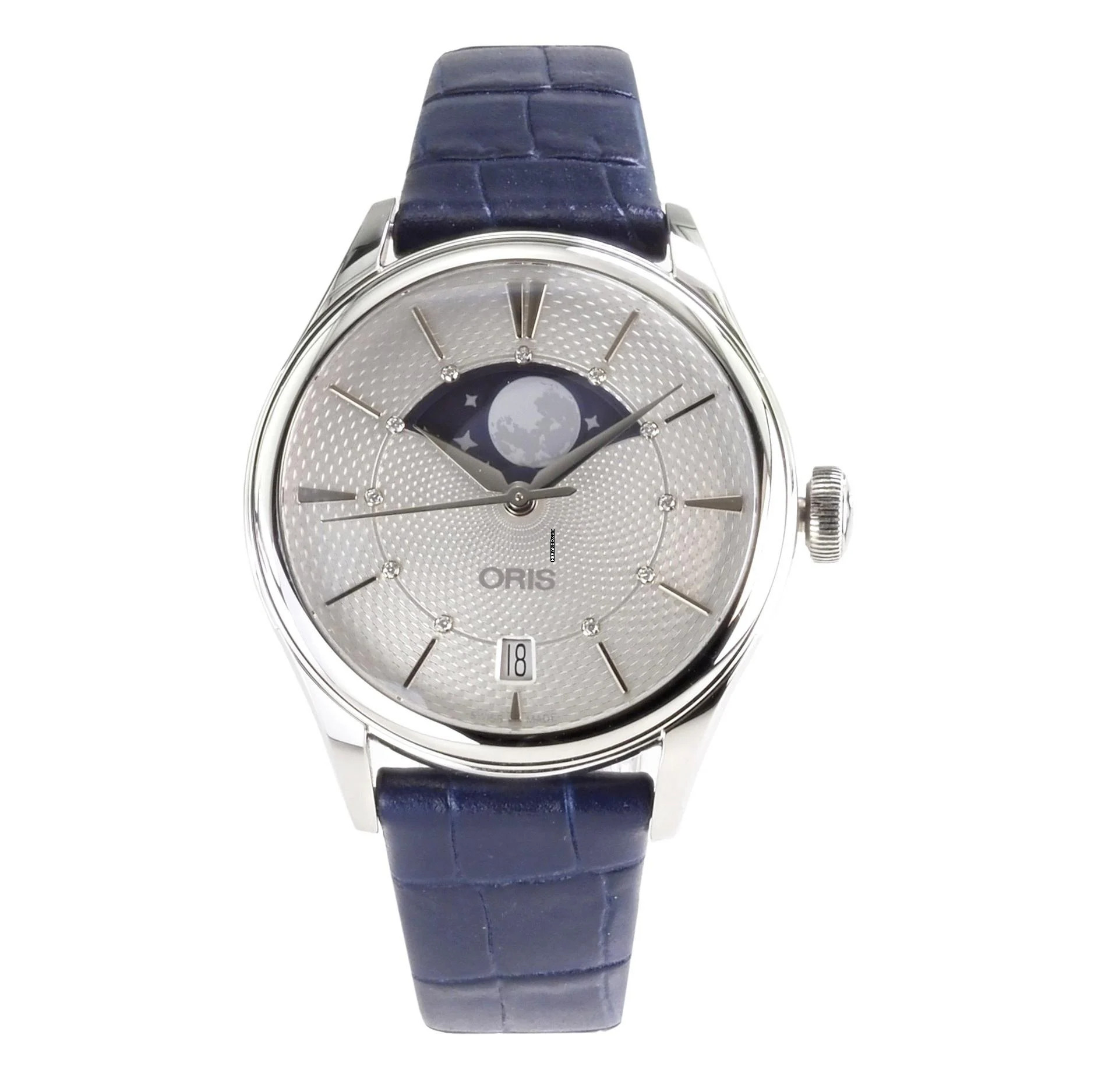 Thumbnail von Oris Artelier Date 763 7723 4051-07 5 18 Date 01 Grande Lune 36 mm Ø Automatic Mond