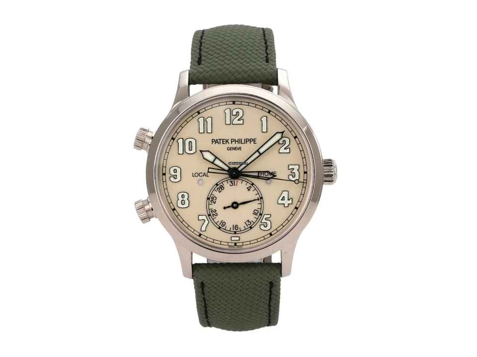  Patek Philippe Calatrava Pilot Travel Time Weißgold 5524G-010 