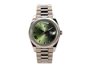 Thumbnail von Rolex Day-Date 40 Weißgold 228239 Zifferblatt Olivgrün Römisch