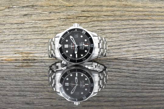  Omega Seamaster Diver 300 M Co Axial 36MM Mid Size Black Dial - Full Set 