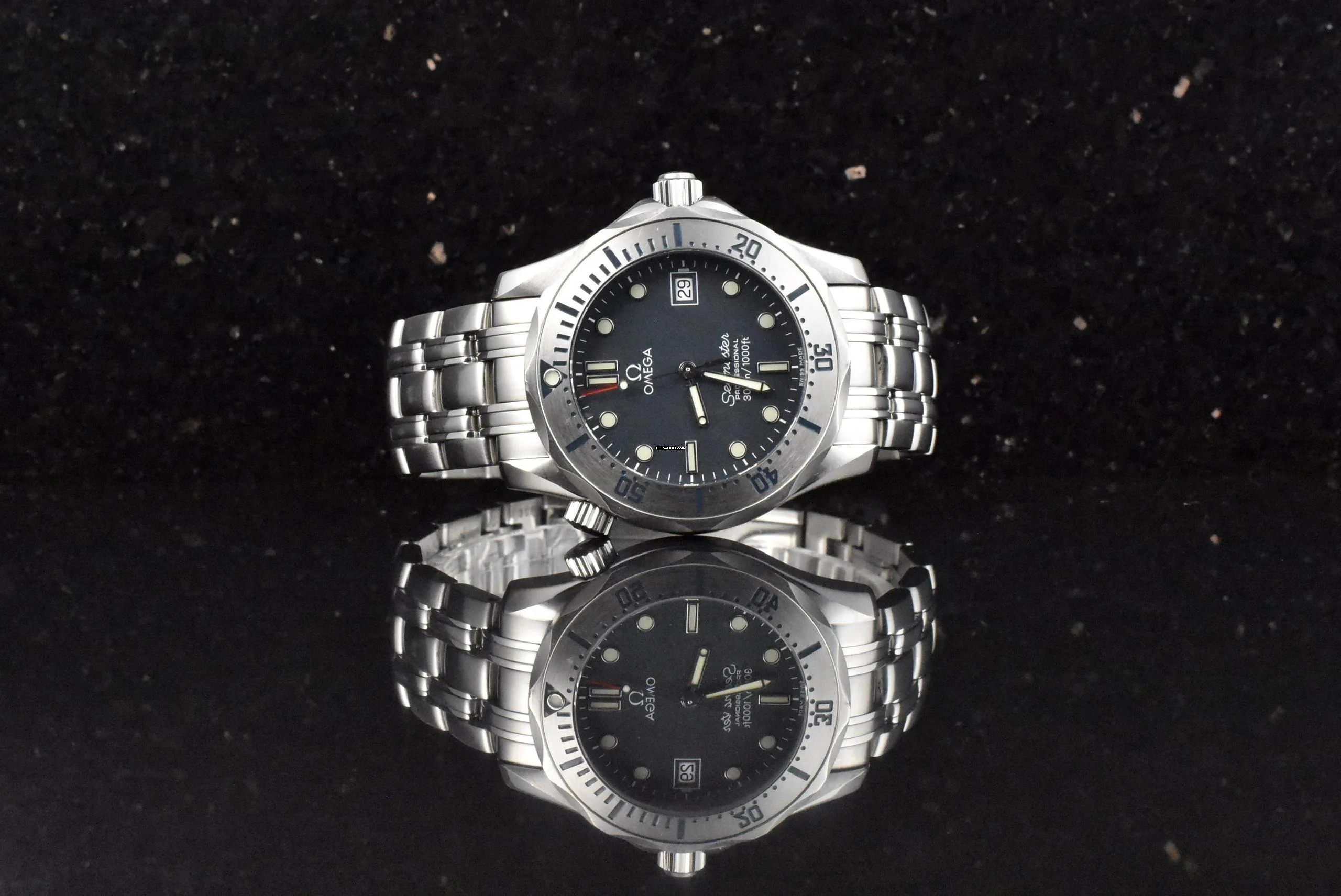 Omega Seamaster Diver 300 M Quarz 36MM Spezial Edition 2260.50 VERY RARE Gray Dail