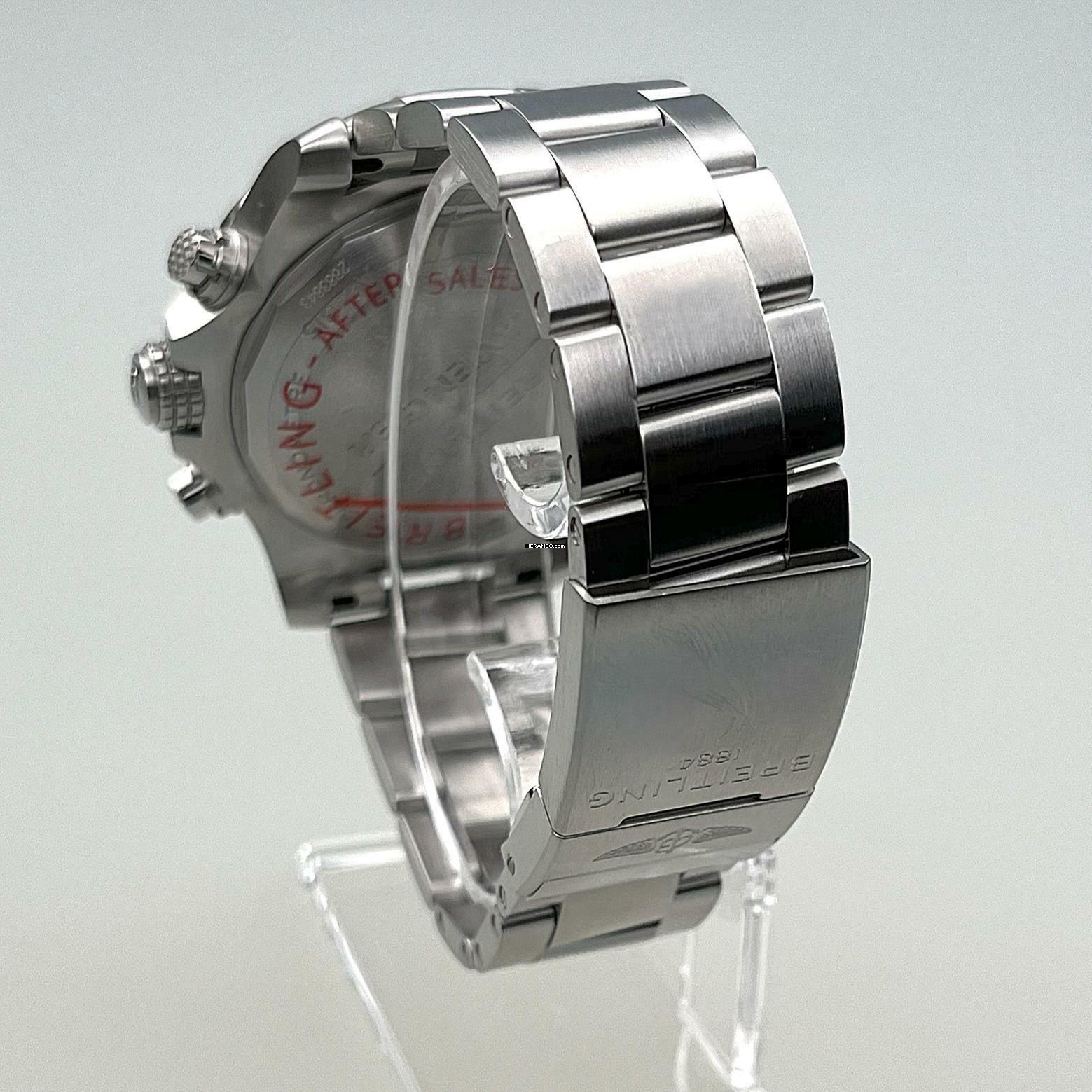 Thumbnail von Breitling Avenger Chronograph GMT 45 Automatik Stahl neuwertig deutsche Auslieferung EK 08/2023 Full Set inkl. Pricehangtag Lünettenschutz