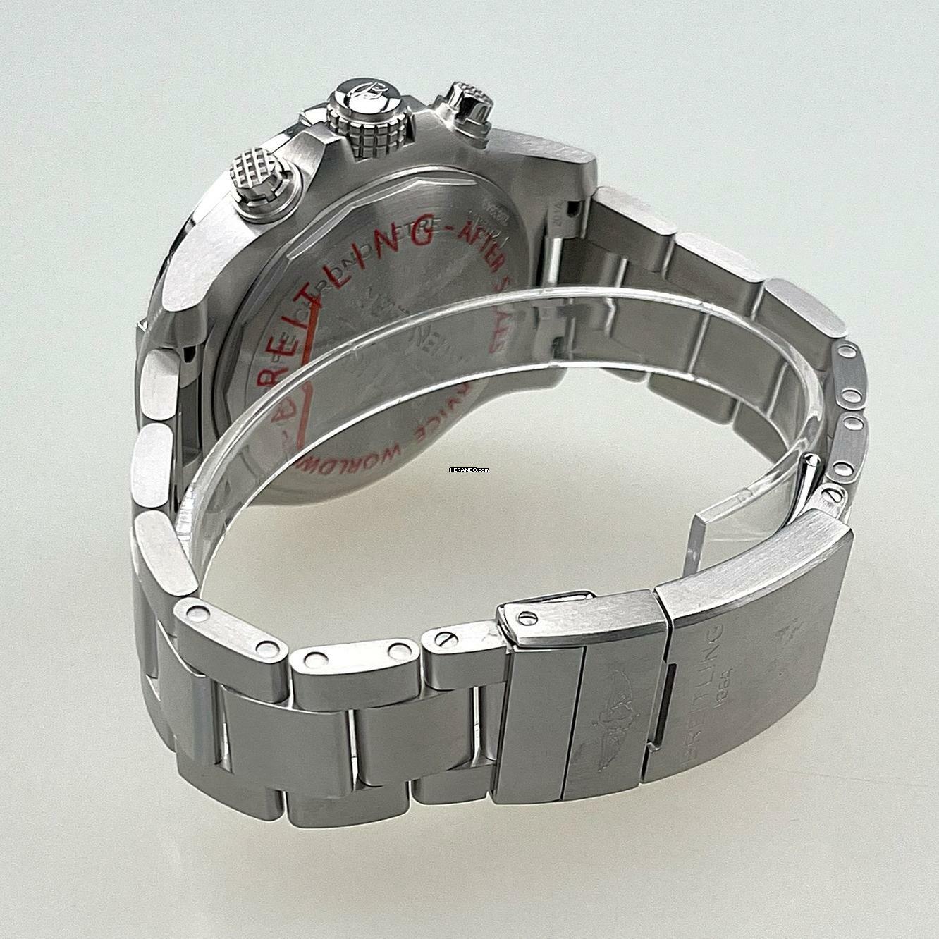 Thumbnail von Breitling Avenger Chronograph GMT 45 Automatik Stahl neuwertig deutsche Auslieferung EK 08/2023 Full Set inkl. Pricehangtag Lünettenschutz