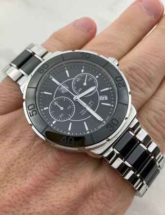  TAG Heuer Formula 1 Lady Chrono 41mm/Stahl/Keramik/Box/Papiere 