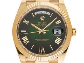 Thumbnail von Rolex Day-Date 40 Ref.228238 2025 Full Set Ungetragen Day-Date Green Ombré Dial