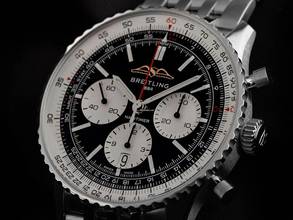 Thumbnail von Breitling Navitimer 1 B01 Chronograph Ref.AB0138211B1A1 2026 Full Set Ungetragen Navitimer B01 Chronograph