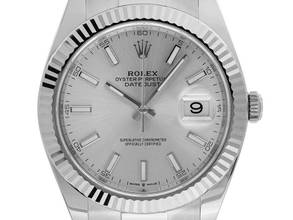 Thumbnail von Rolex Datejust 41 Ref.126334 2023 Full Set wie Neu Datejust Stahl 18kt Weißgold