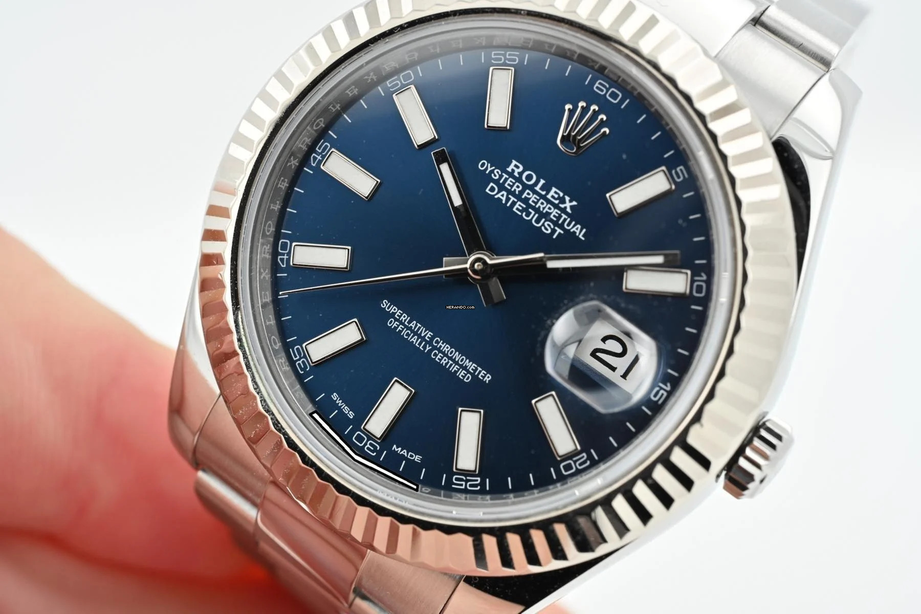 Thumbnail von Rolex Datejust II 116334 Blue Blau