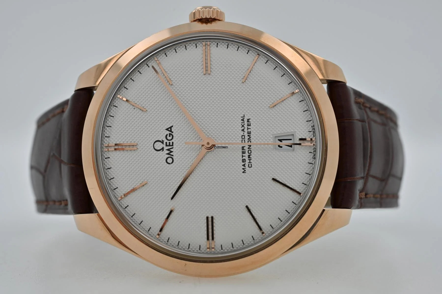 Omega De Ville Trésor 18k Rose Gold 43253402102002