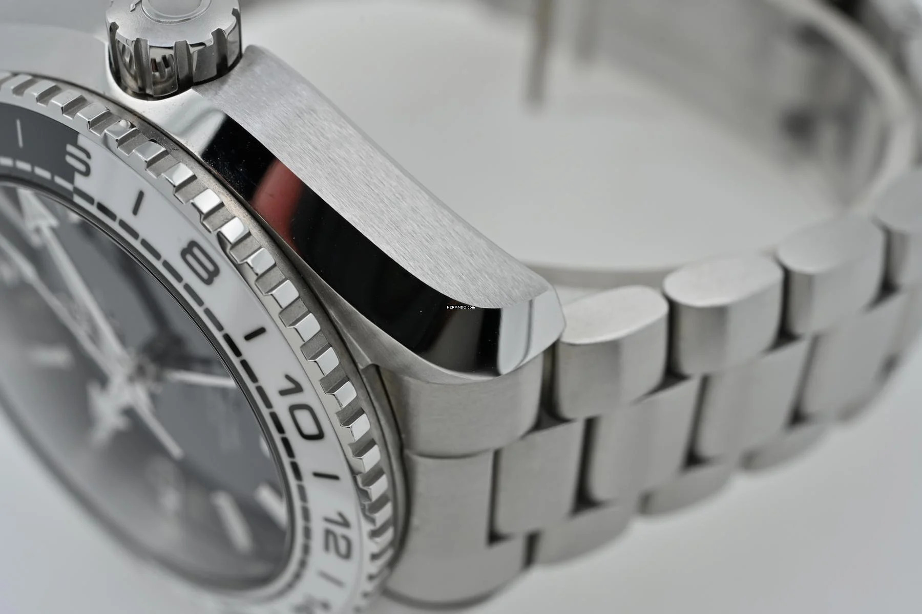  Omega Seamaster Planet Ocean GMT Black/White 21530442201001 