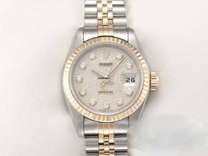 Thumbnail von Rolex Lady-Datejust Edelstahl Gelbgold 750 Diamanten Automatik Gold Stahl Damen Stainless Steel 18kt Yellow Gold Jubilé-band Chronometer Oyster