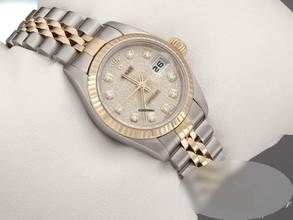 Thumbnail von Rolex Lady-Datejust Edelstahl Gelbgold 750 Diamanten Automatik Gold Stahl Damen Stainless Steel 18kt Yellow Gold Jubilé-band Chronometer Oyster