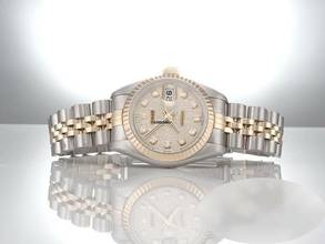 Thumbnail von Rolex Lady-Datejust Edelstahl Gelbgold 750 Diamanten Automatik Gold Stahl Damen Stainless Steel 18kt Yellow Gold Jubilé-band Chronometer Oyster