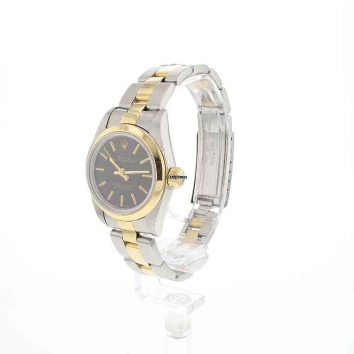  Rolex Oyster Perpetual 26 Yellow Gold / Steel Black Dial 