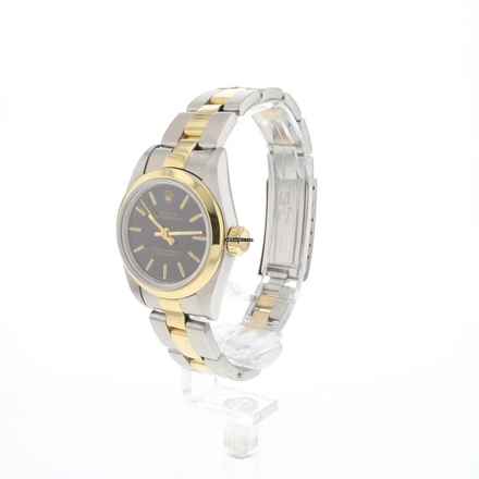  Rolex Oyster Perpetual 26 Yellow Gold / Steel Black Dial 