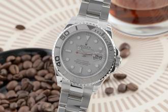 Thumbnail von Rolex Yacht-Master 40 Oyster Stahl Platin Automatik Herren Ref. 16622 V-Serie