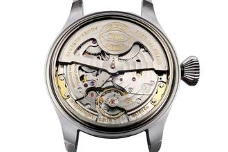 Thumbnail von IWC Große Fliegeruhr Schaffhausen Big Pilot Automatik 7 Days Edelstahl Herrenuhr Ref IW500201