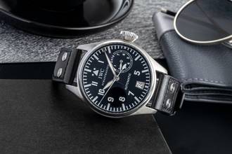 Thumbnail von IWC Große Fliegeruhr Schaffhausen Big Pilot Automatik 7 Days Edelstahl Herrenuhr Ref IW500201