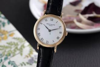 Thumbnail von Patek Philippe Calatrava 18K (0,750) Gold Damenuhr Ref. 4819 Klassiker