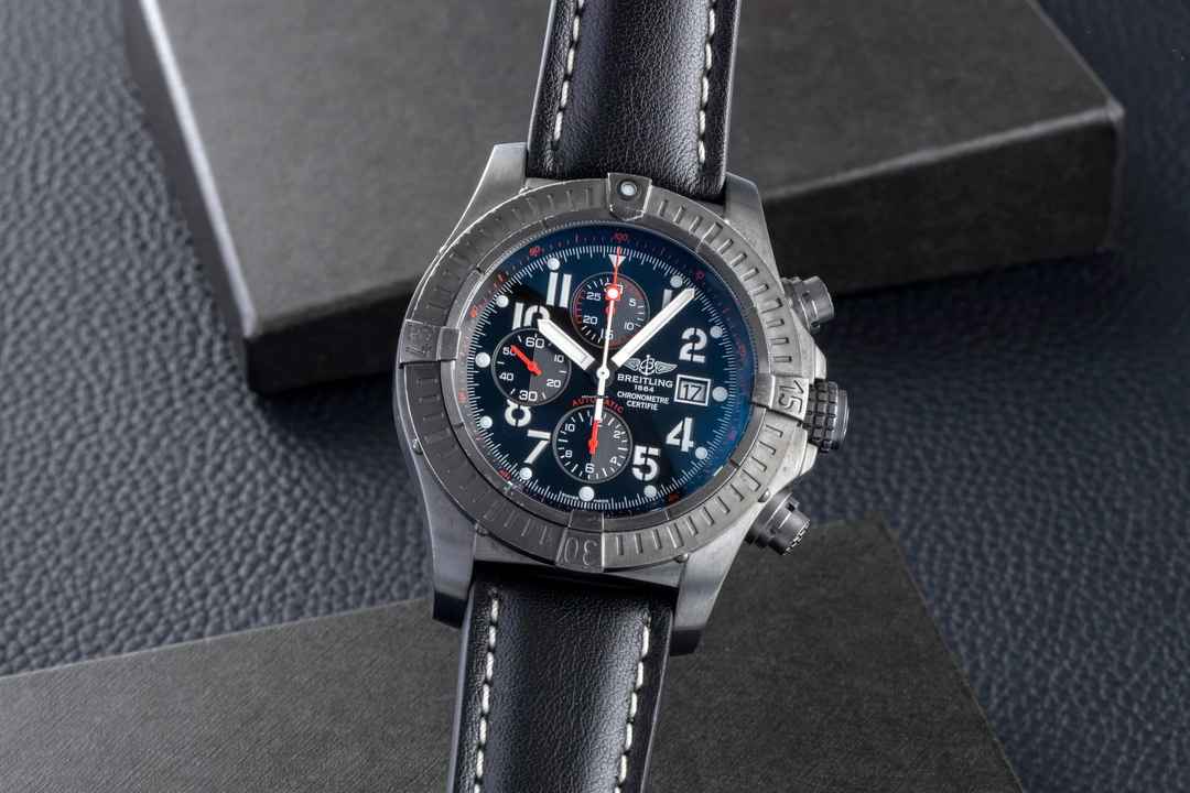  Breitling Super Avenger Black Steel Limited Edition Chronograph Ref. M13370 