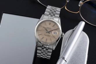 Thumbnail von Rolex Datejust 36 Stahl / Weissgold Automatik Herrenuhr Ref. 16014 Klassiker