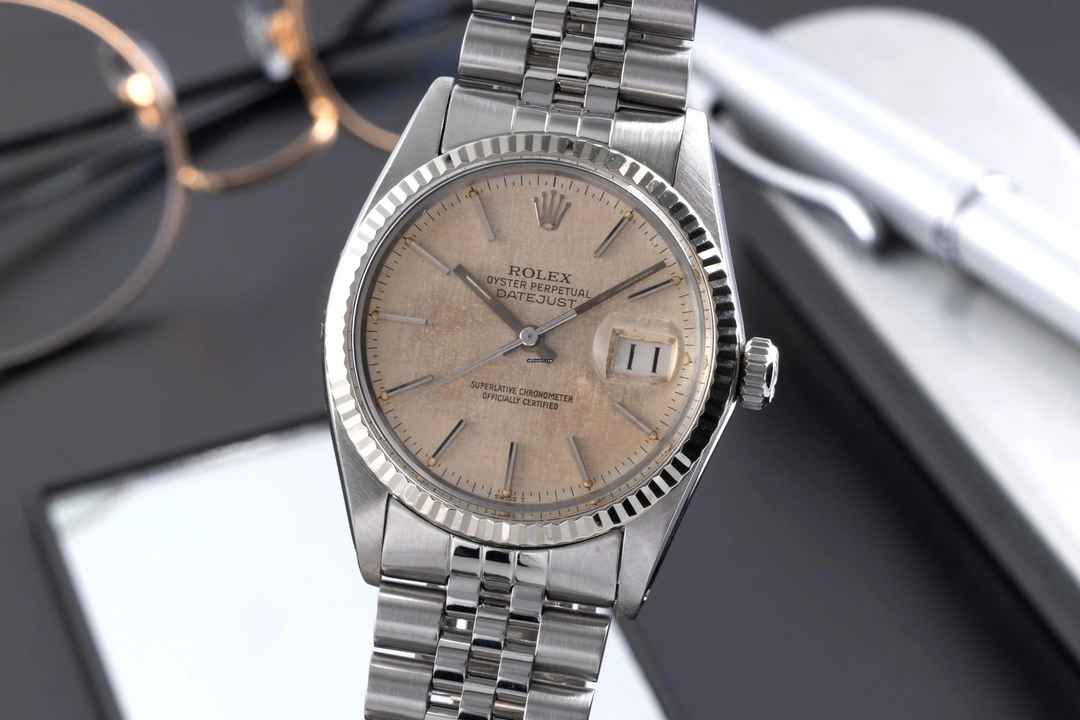  Rolex Datejust 36 Stahl / Weissgold Automatik Herrenuhr Ref. 16014 Klassiker 