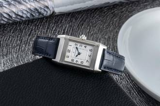 Thumbnail von Jaeger-LeCoultre Reverso Stahl Diamanten Handaufzug Ref. Q266845W B&P 2005