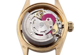 Thumbnail von Rolex Lady-Datejust 18k (0,750) Gold Automatik Damenuhr Ref. 6904