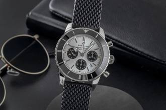 Thumbnail von Breitling Superocean Heritage II Chronograph B01 Chronograph Stahl Ref AB0162 Box & Papiere