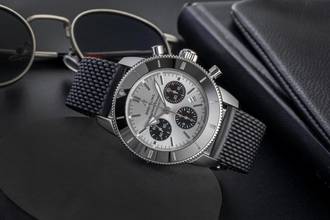 Thumbnail von Breitling Superocean Heritage II Chronograph B01 Chronograph Stahl Ref AB0162 Box & Papiere