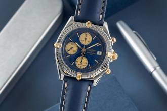 Thumbnail von Breitling Chronomat Chronograph Stahl / Gold Automatik Ref. B13048