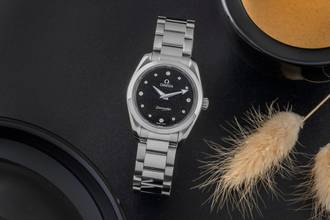Thumbnail von Omega Seamaster Aqua Terra Stahl Quarz Diamond Damenuhr Ref. 220.10.28.60.51.001 B&P 2021