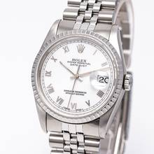 Thumbnail von Rolex Datejust 36 White – 16220 – like NEW – 11/1990 Full Set