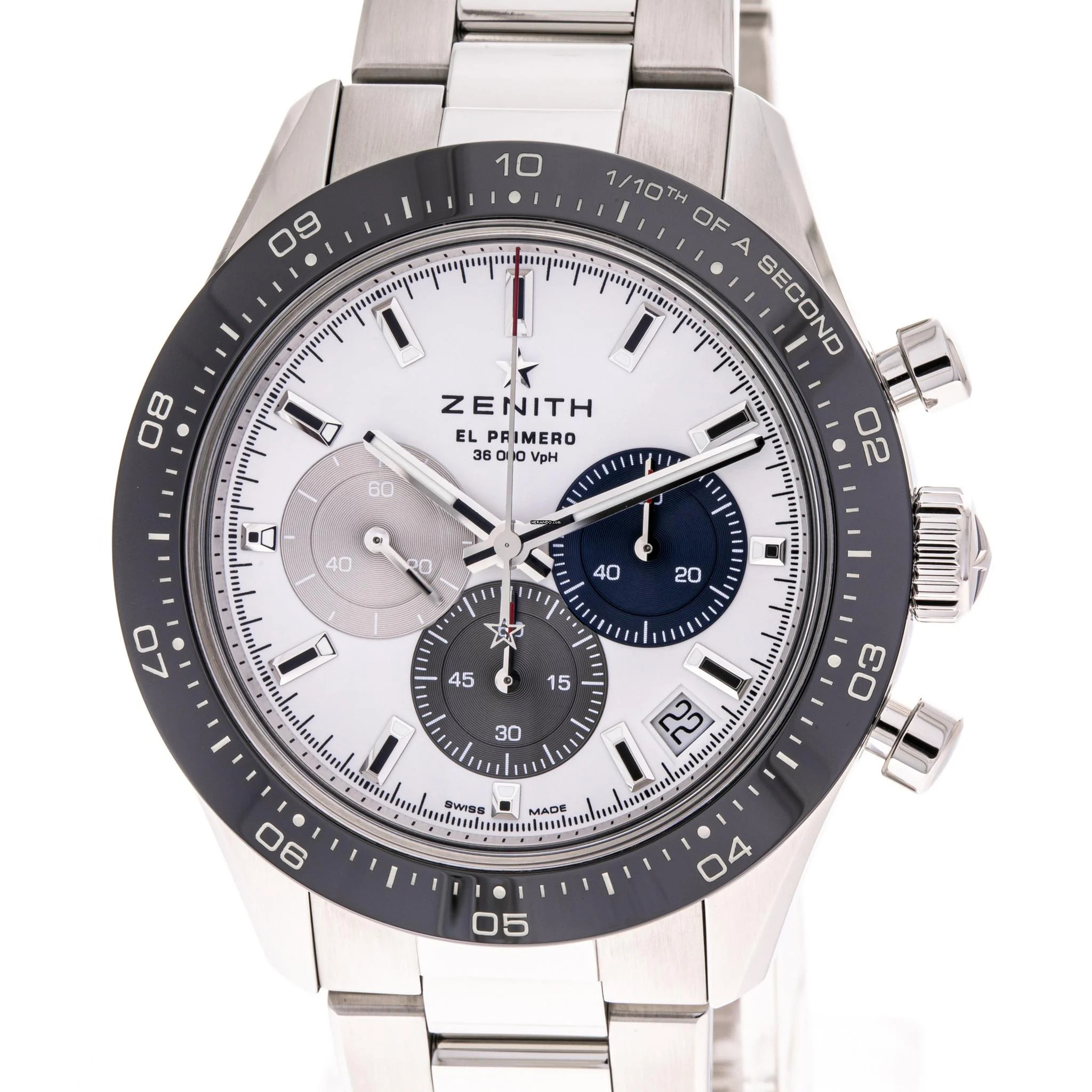  Zenith Chronomaster Sport White 41 – 03.3100.3600/69.M3100 – like NEW – 01/2021 Full Set 