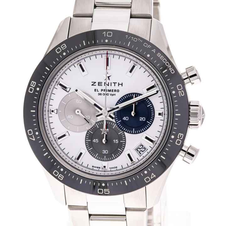  Zenith Chronomaster Sport White 41 – 03.3100.3600/69.M3100 – like NEW – 01/2021 Full Set 