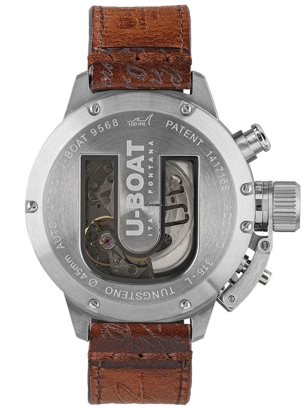 Thumbnail von U-Boat Classico 9568/A Classico 45 mm Tungsteno CAS 2 Herrenuhr 10ATM