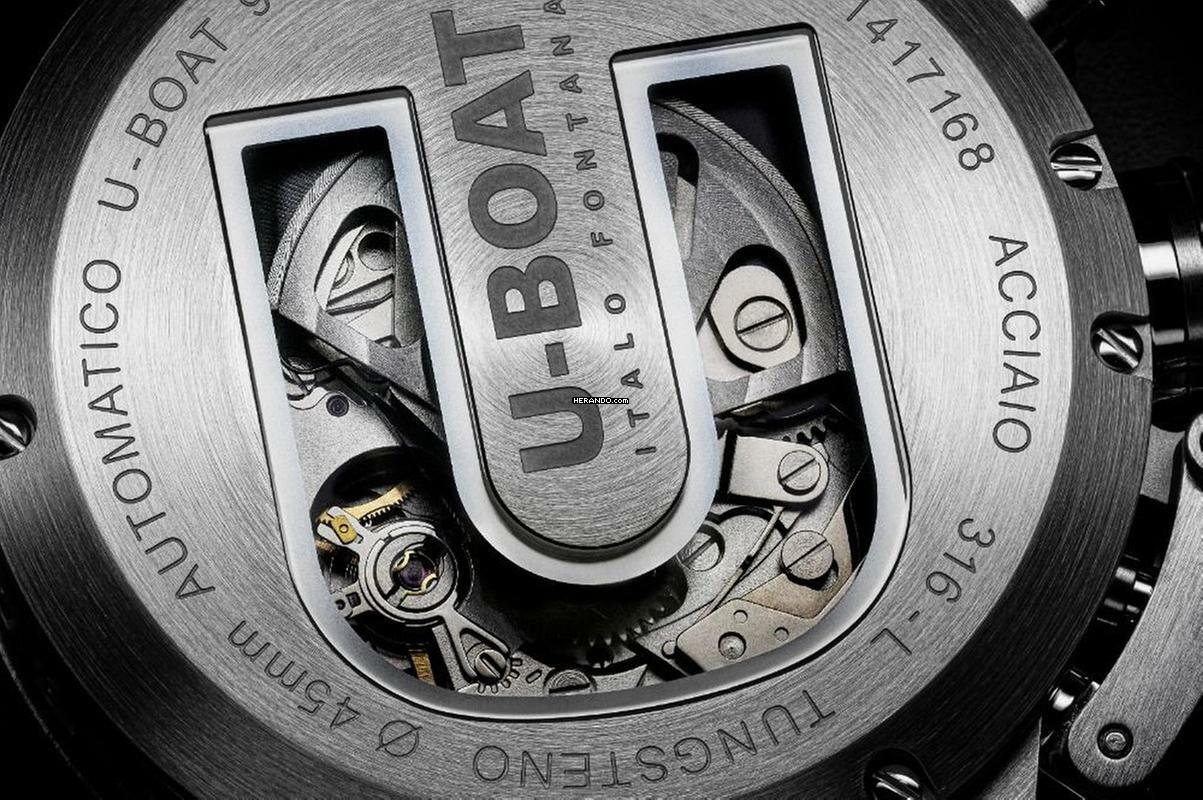 Thumbnail von U-Boat Classico 9568/A Classico 45 mm Tungsteno CAS 2 Herrenuhr 10ATM