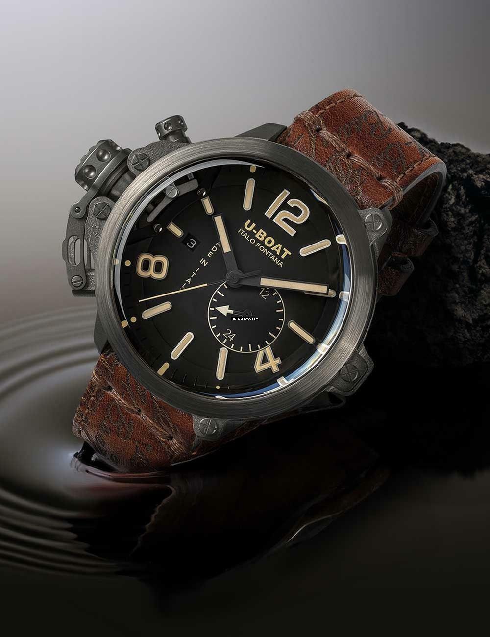 Thumbnail von U-Boat Capsule 8805 Herrenuhr Capsule Titanium BK BE 50mm 10ATM