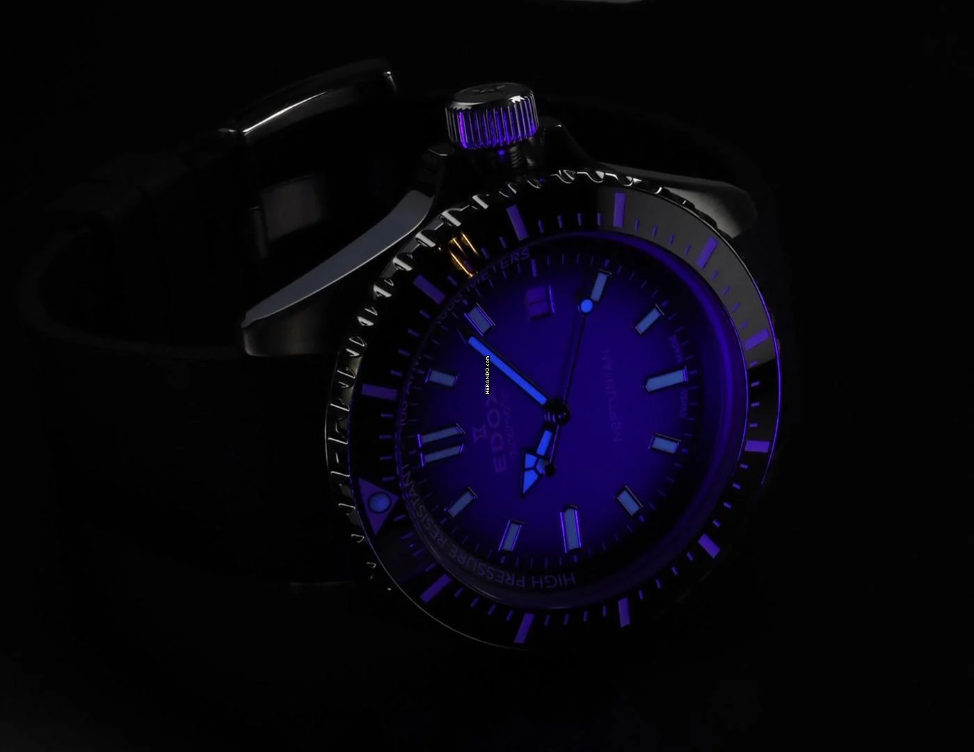 Thumbnail von Edox Herren Uhr Automatik Skydiver 80120 3NCA BUIDN Swiss Made Ø 44 mm