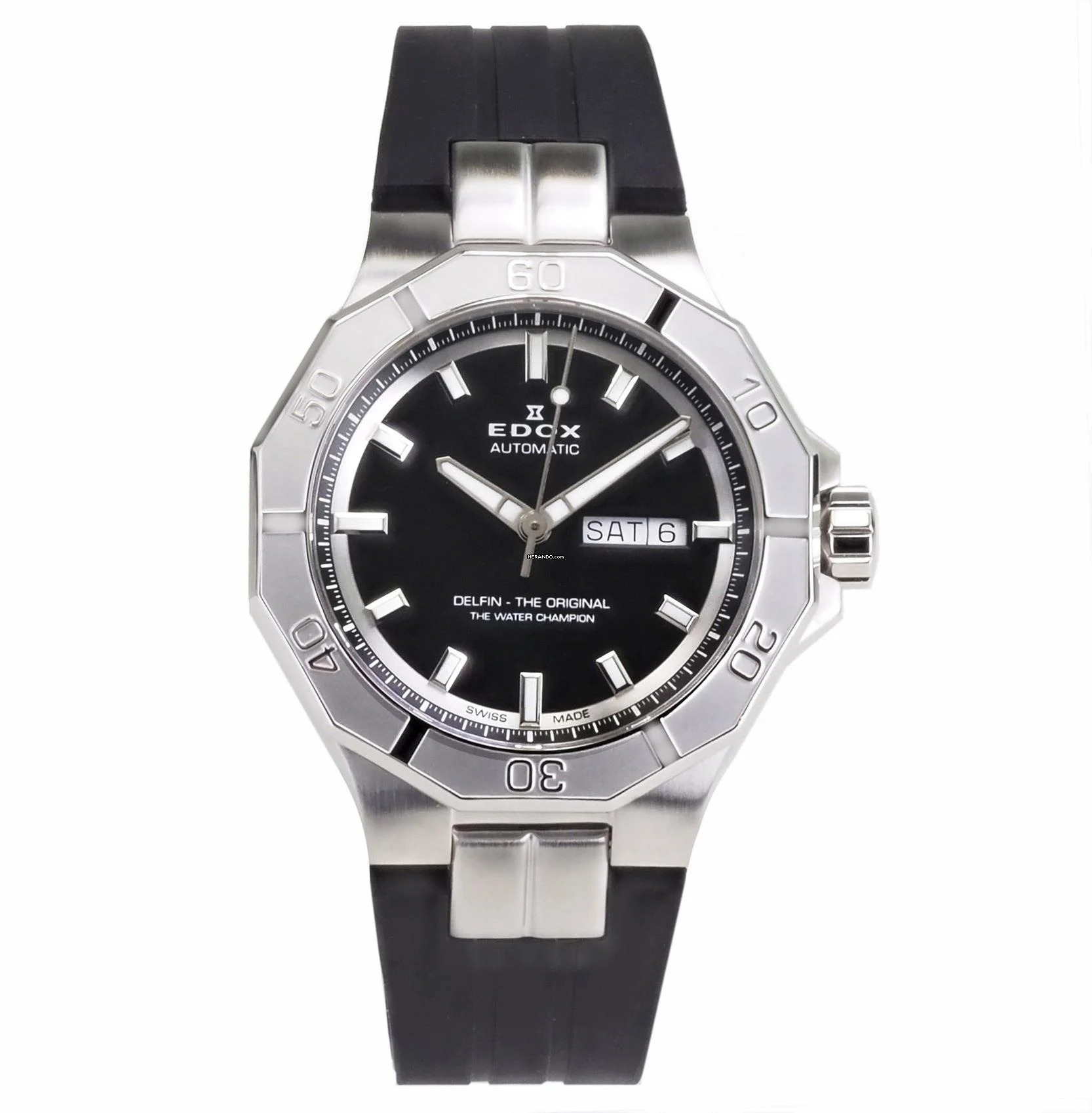 Thumbnail von Edox Herren Uhr Automatik 88008 3CA NIN Swiss Made 44 mm Ø Delfin Neu