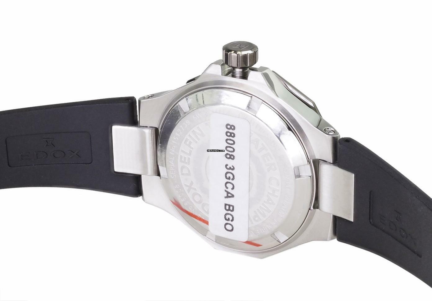 Thumbnail von Edox Herren Uhr Automatik 88008 3GCA BGO Swiss Made Delfin 43 mm Ø Neu